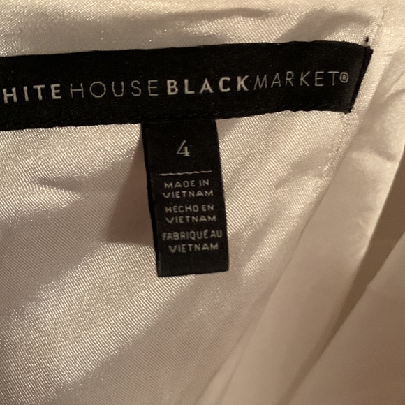 NWOT WHBM white eyelet lace sheath wedding or derby dress,white satin lining s4 - Picture 10 of 12